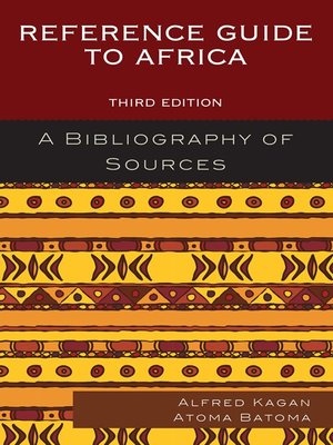 cover image of Reference Guide to Africa